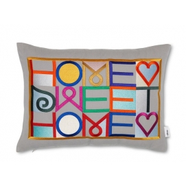 Vitra Embroidered Pillows - Home Sweet Home